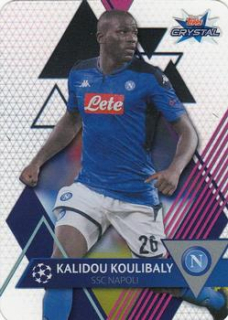 Kalidou Koulibaly SSC Napoli 2019/20 Topps Crystal Champions League Base card #66